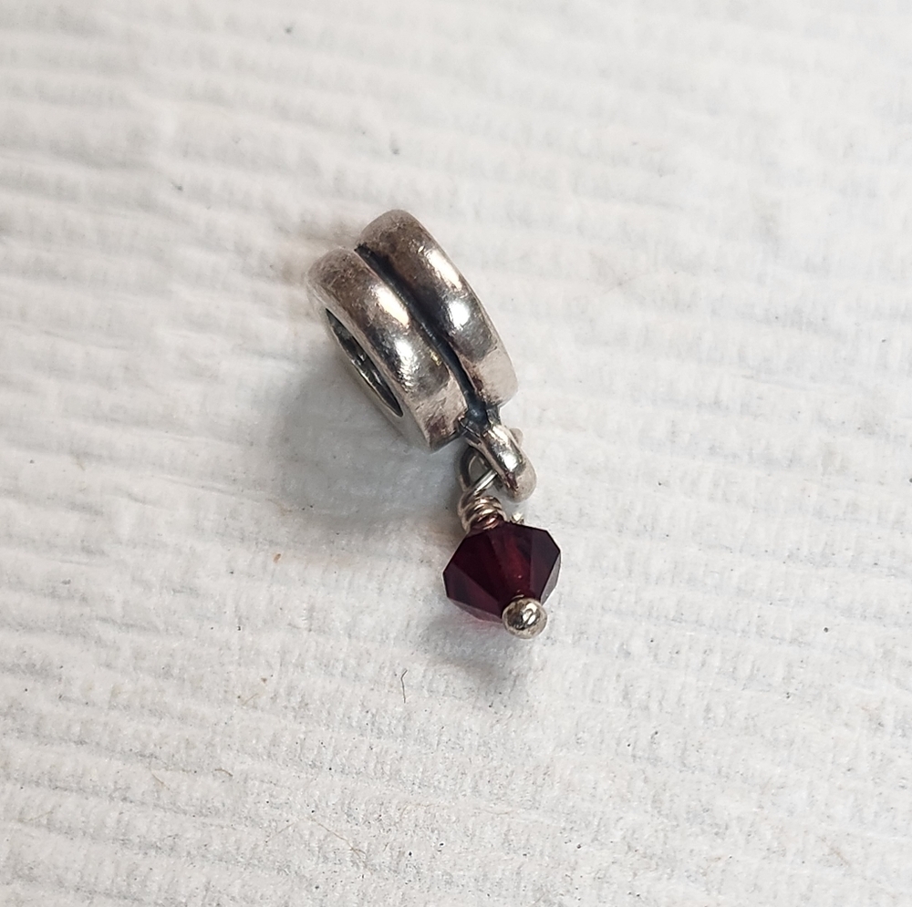 925 Birthstone charm